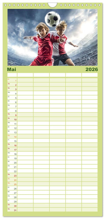 Fussball - Kids in Action (CALVENDO Familienplaner 2026)