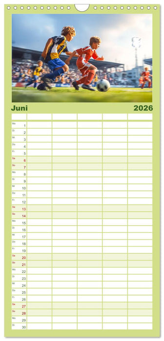 Fussball - Kids in Action (CALVENDO Familienplaner 2026)