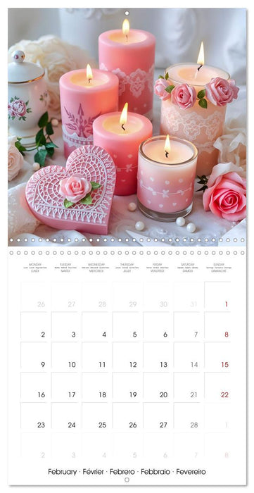 Poetry in Wax - Artistic Candle Worlds (CALVENDO Monthly Calendar 2026)