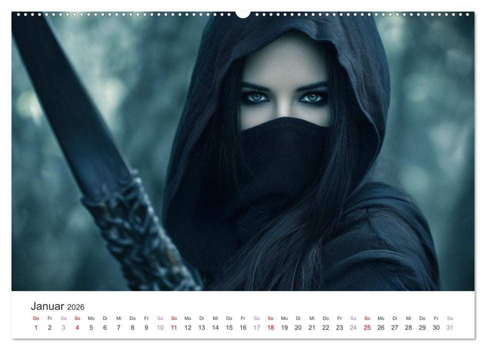 Von Elfen, Drachen und Zauberern - Ein Blick in fantastische Welten (CALVENDO Wandkalender 2026)