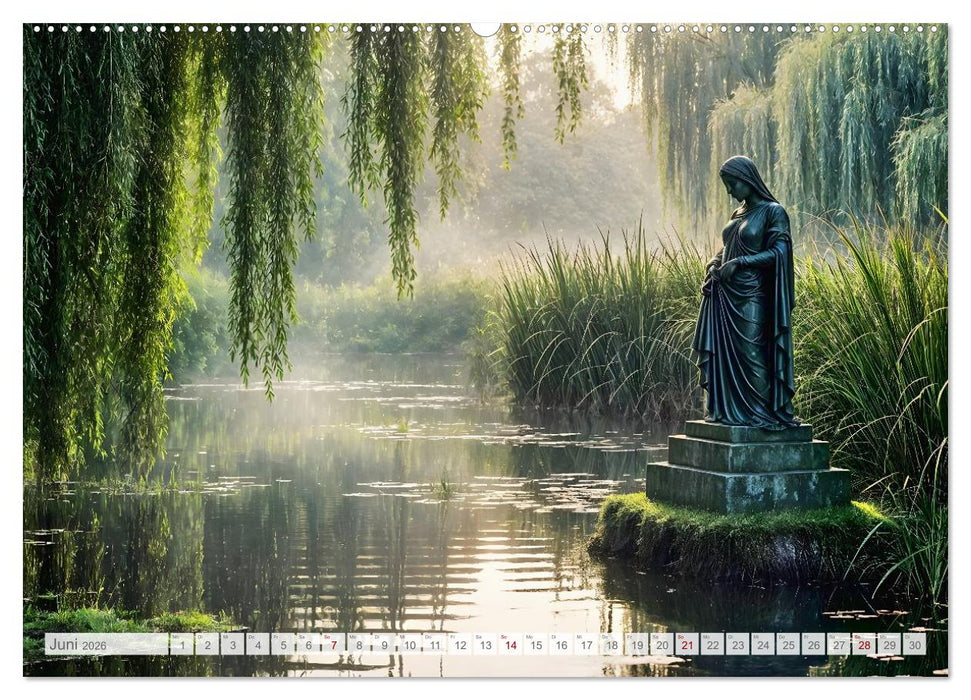 Flüstern der Vergänglichkeit - Gothic Dark Nature Landschaften (CALVENDO Wandkalender 2026)