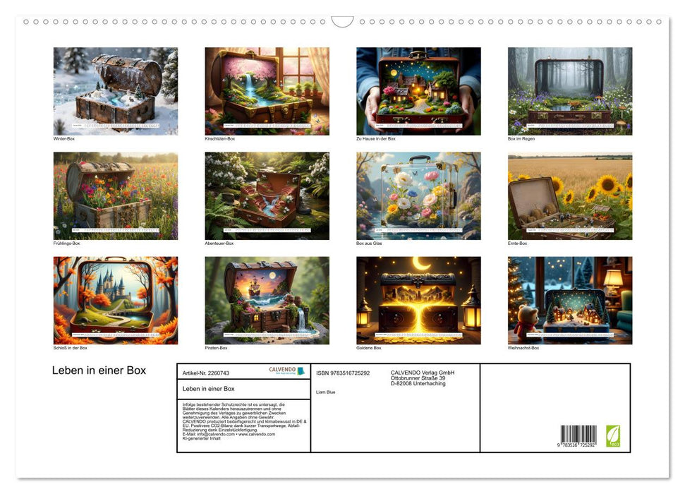 Leben in einer Box (CALVENDO Wandkalender 2026)