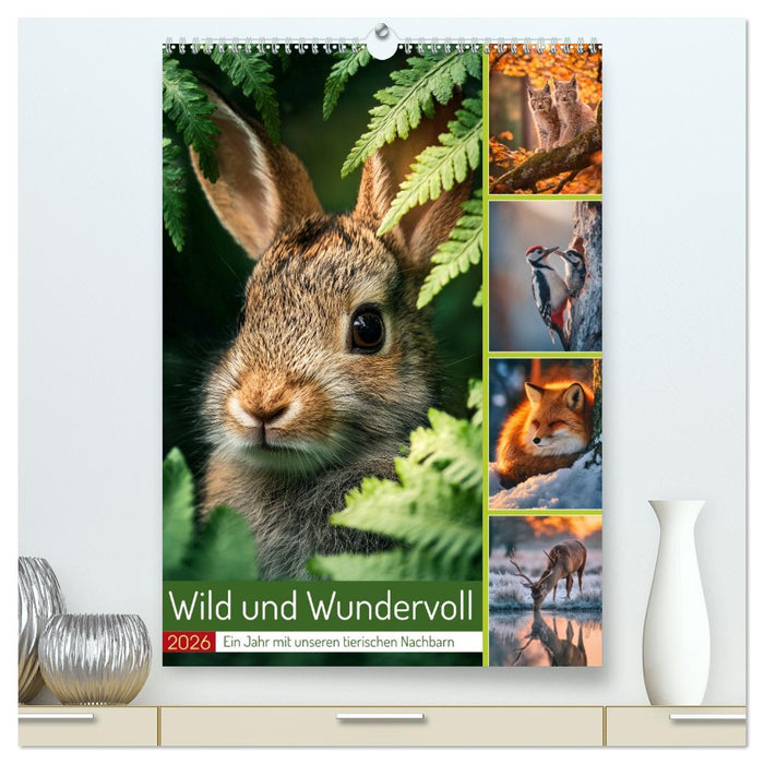 Wild und Wundervoll (CALVENDO Premium Wandkalender 2026)
