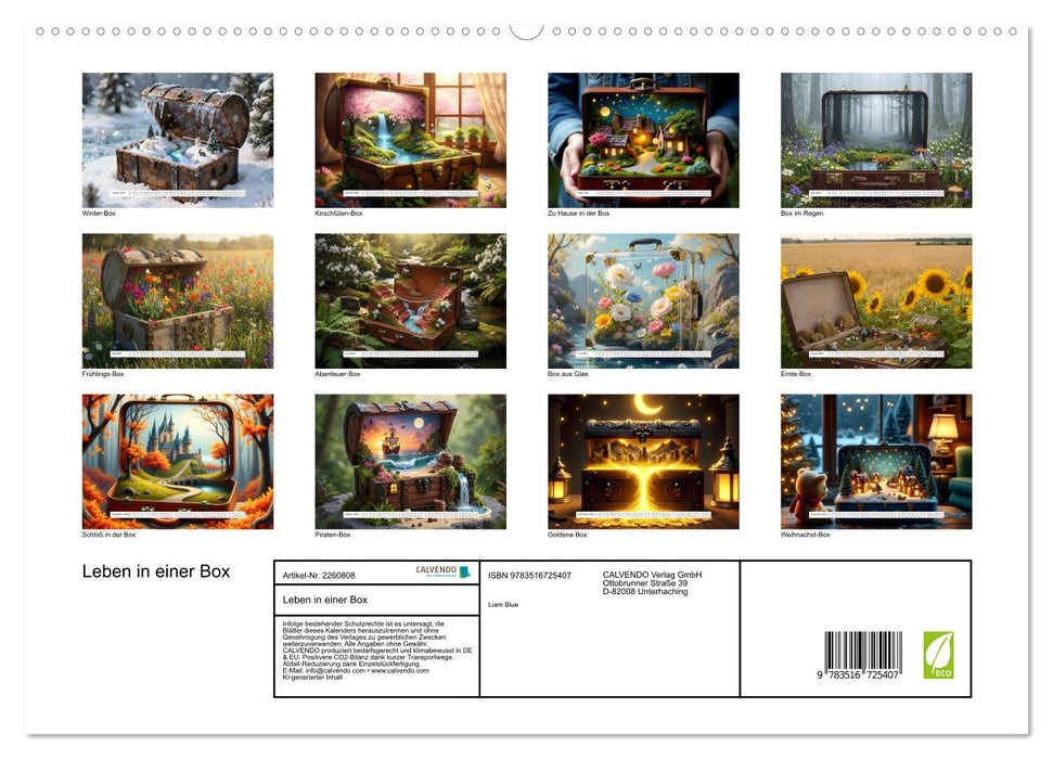Leben in einer Box (CALVENDO Premium Wandkalender 2026)