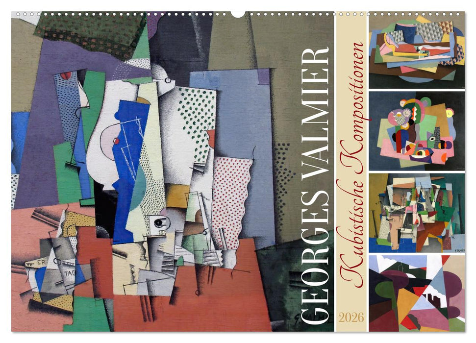 Kubistische Kompositionen (CALVENDO Wandkalender 2026)