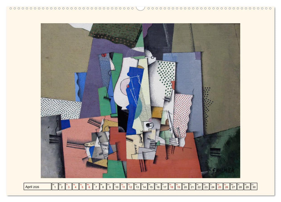 Kubistische Kompositionen (CALVENDO Wandkalender 2026)