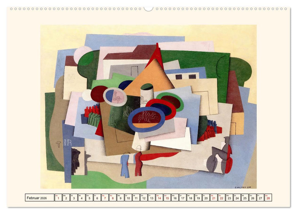 Kubistische Kompositionen (CALVENDO Premium Wandkalender 2026)