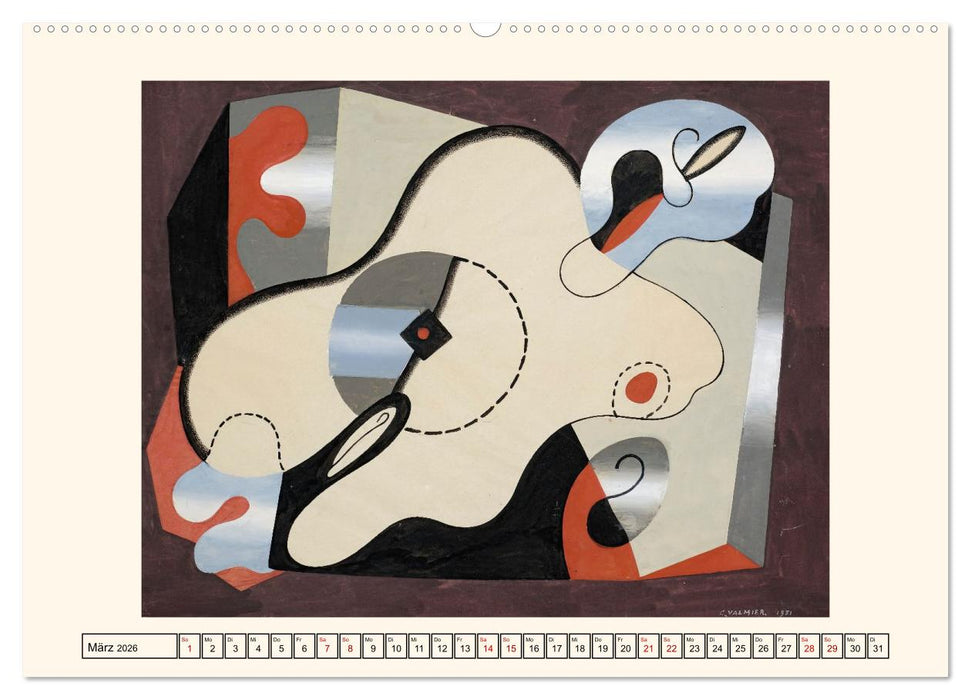 Kubistische Kompositionen (CALVENDO Premium Wandkalender 2026)