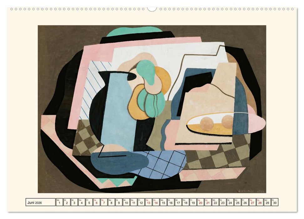 Kubistische Kompositionen (CALVENDO Premium Wandkalender 2026)