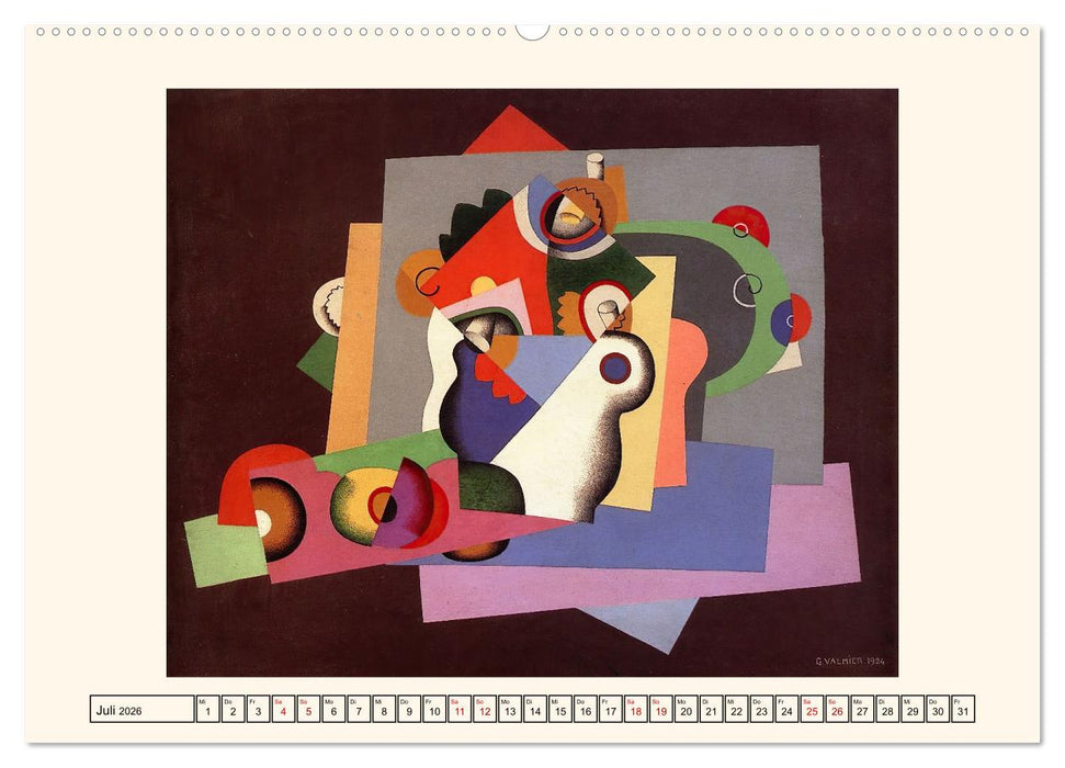 Kubistische Kompositionen (CALVENDO Premium Wandkalender 2026)