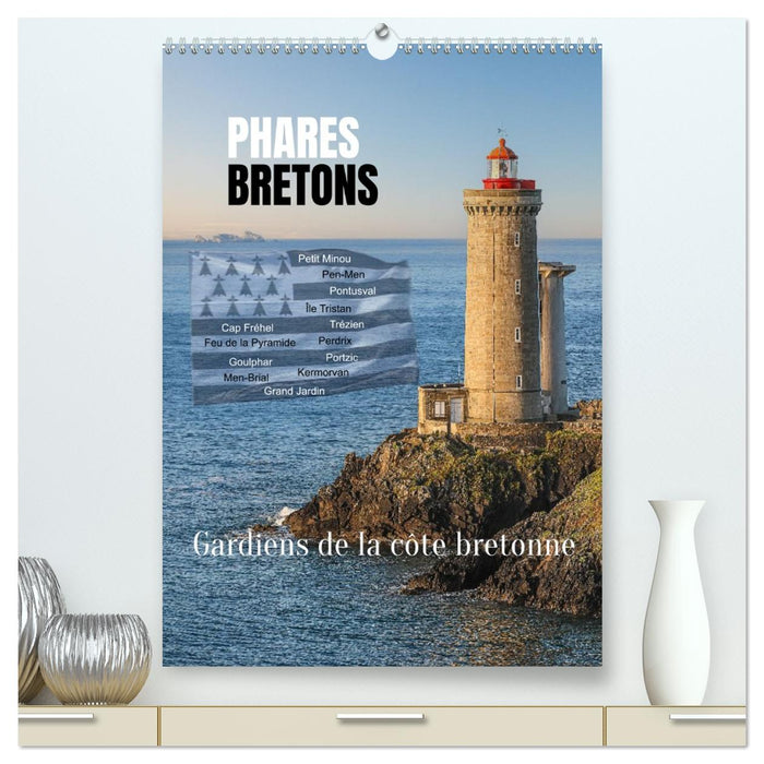 Phares Bretons Gardiens de la côte bretonne (CALVENDO Calendrier supérieur 2026)