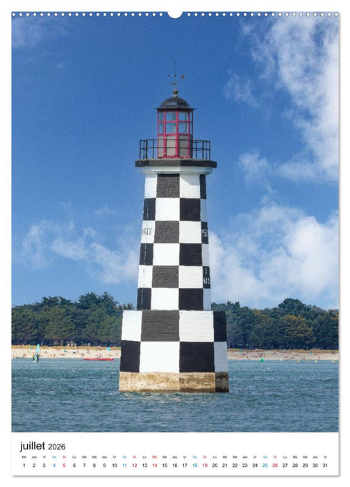 Phares Bretons Gardiens de la côte bretonne (CALVENDO Calendrier supérieur 2026)