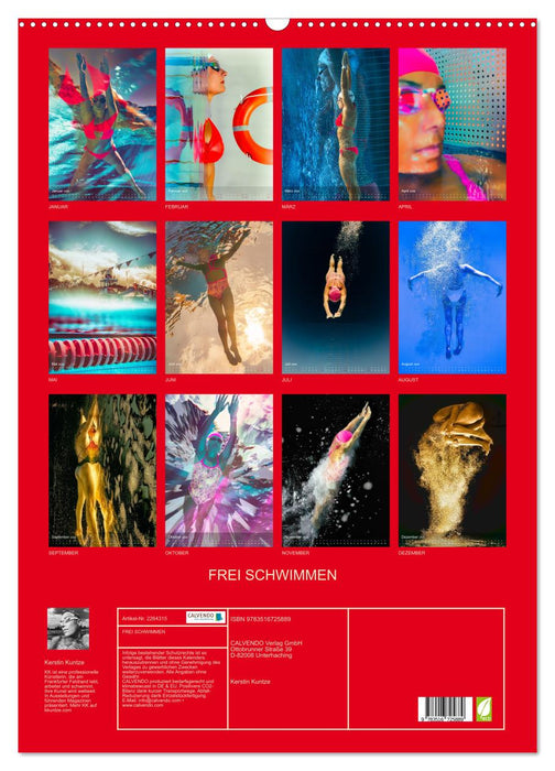 FREI SCHWIMMEN (CALVENDO Wandkalender 2026)