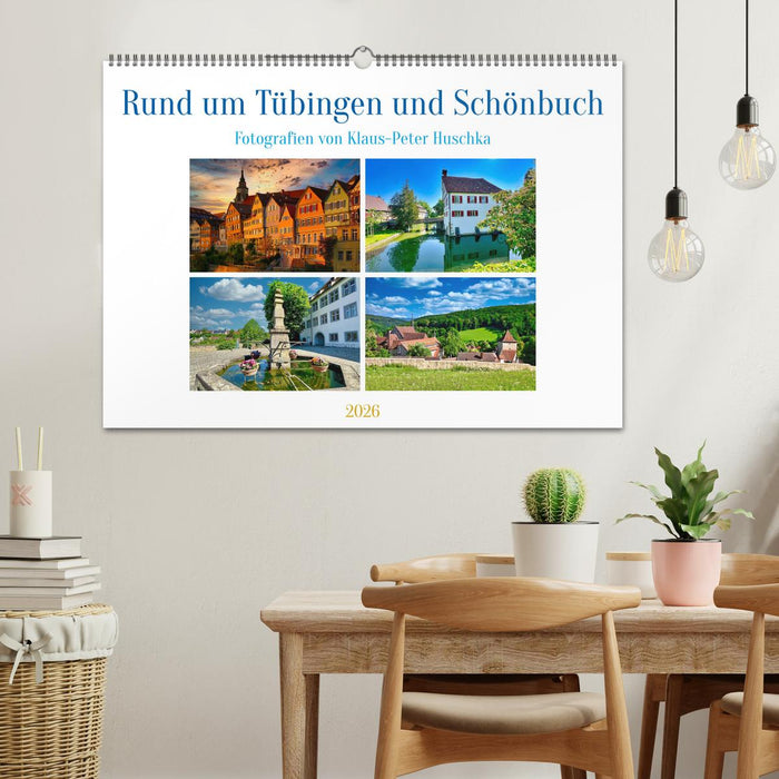 Rund um Tübingen und Schönbuch (CALVENDO Wandkalender 2026)