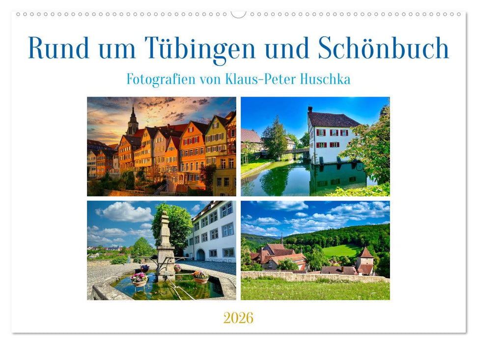Rund um Tübingen und Schönbuch (CALVENDO Wandkalender 2026)