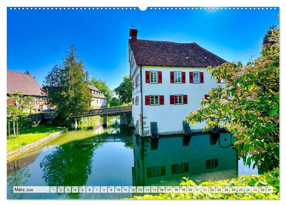 Rund um Tübingen und Schönbuch (CALVENDO Wandkalender 2026)