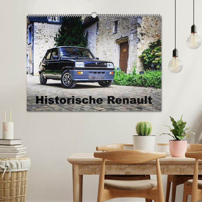 Historische Renault (CALVENDO Wandkalender 2026)