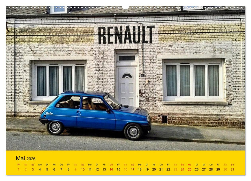 Historische Renault (CALVENDO Wandkalender 2026)