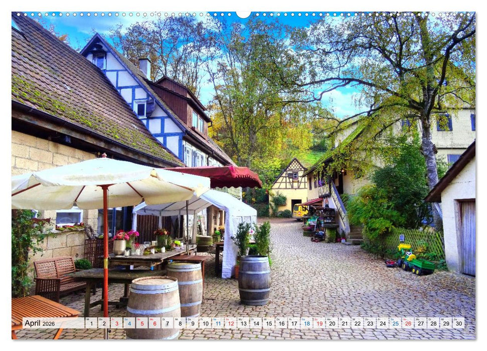 Rund um Tübingen und Schönbuch (CALVENDO Premium Wandkalender 2026)