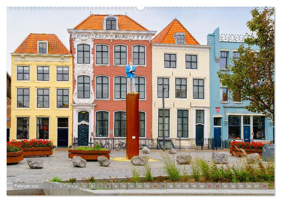 Ein Blick auf Vlissingen in Zeeland (CALVENDO Wandkalender 2026)