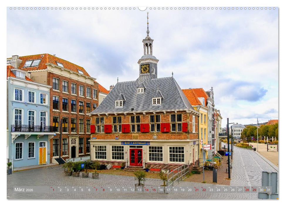 Ein Blick auf Vlissingen in Zeeland (CALVENDO Wandkalender 2026)