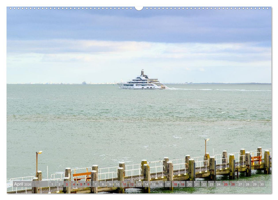 Ein Blick auf Vlissingen in Zeeland (CALVENDO Wandkalender 2026)