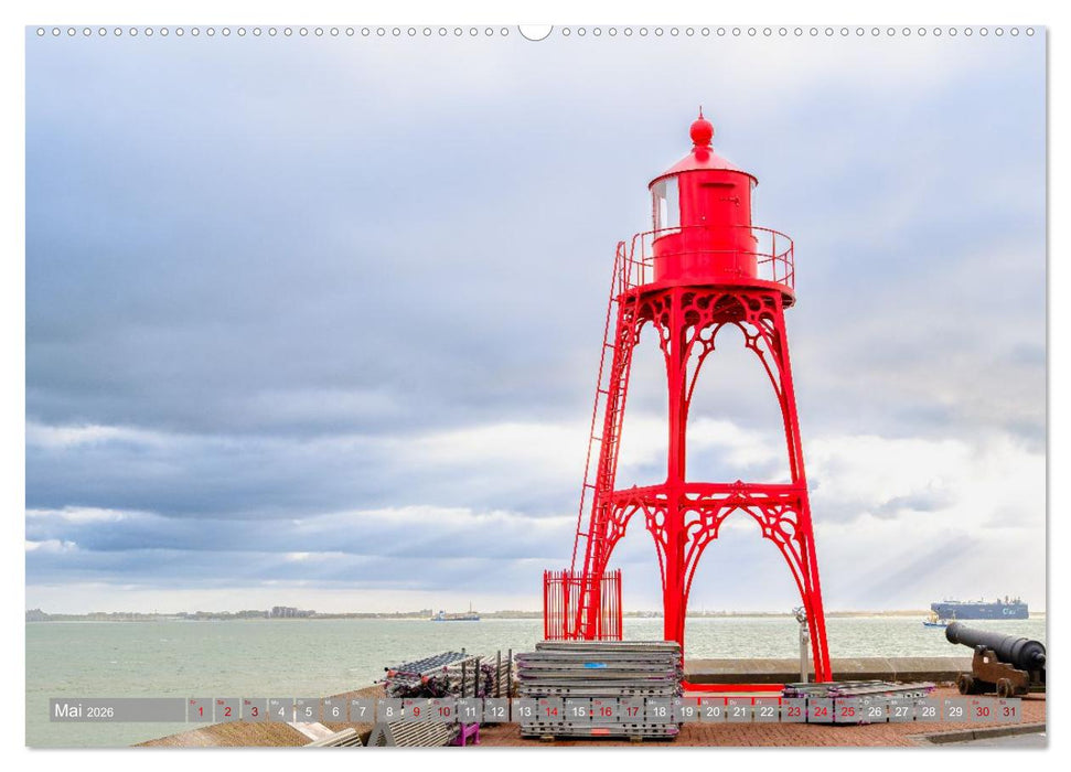 Ein Blick auf Vlissingen in Zeeland (CALVENDO Wandkalender 2026)