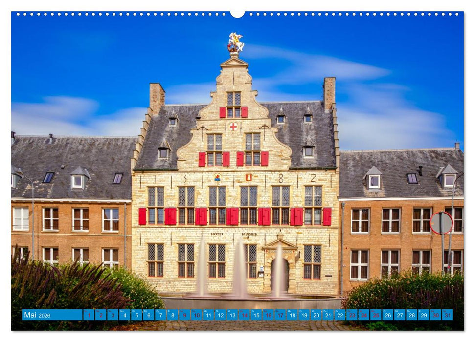 Ein Blick auf Middelburg in Zeeland (CALVENDO Wandkalender 2026)