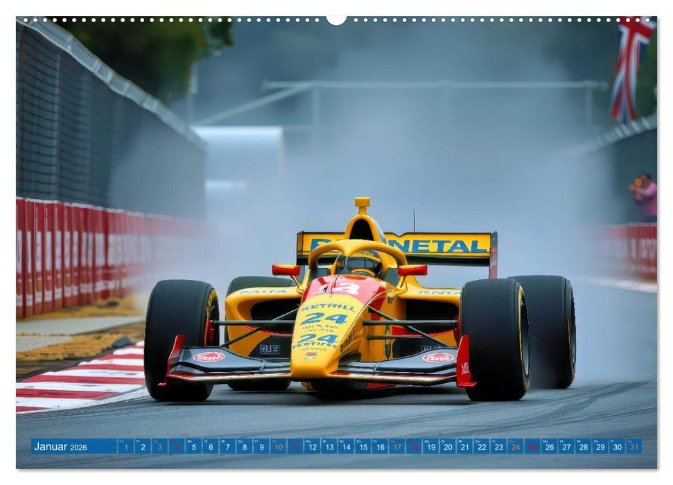 Formel 1 Boxenstopp (CALVENDO Wandkalender 2026)