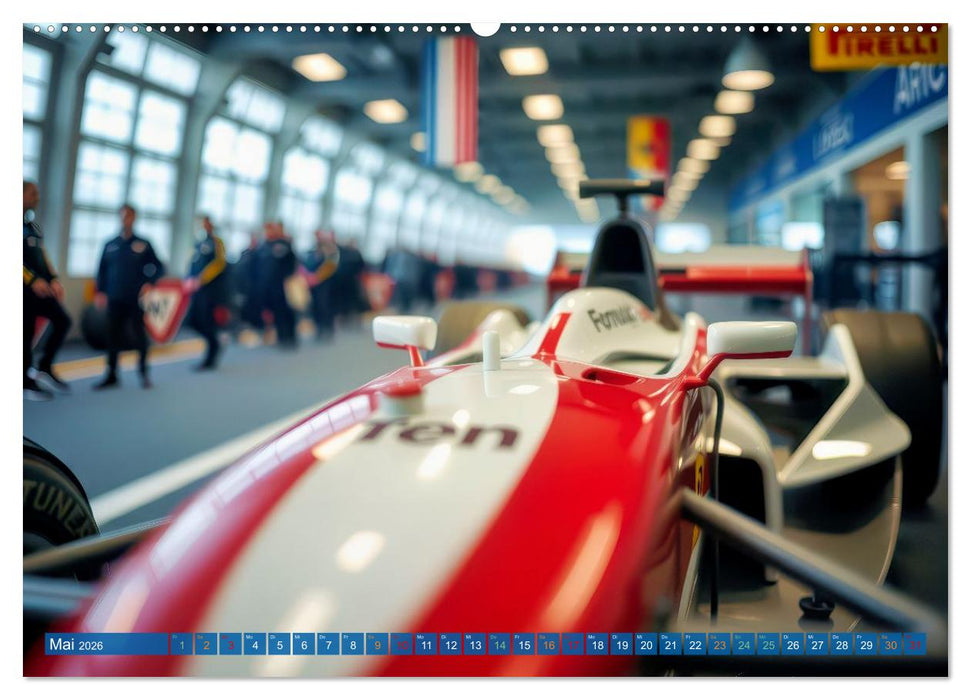 Formel 1 Boxenstopp (CALVENDO Wandkalender 2026)
