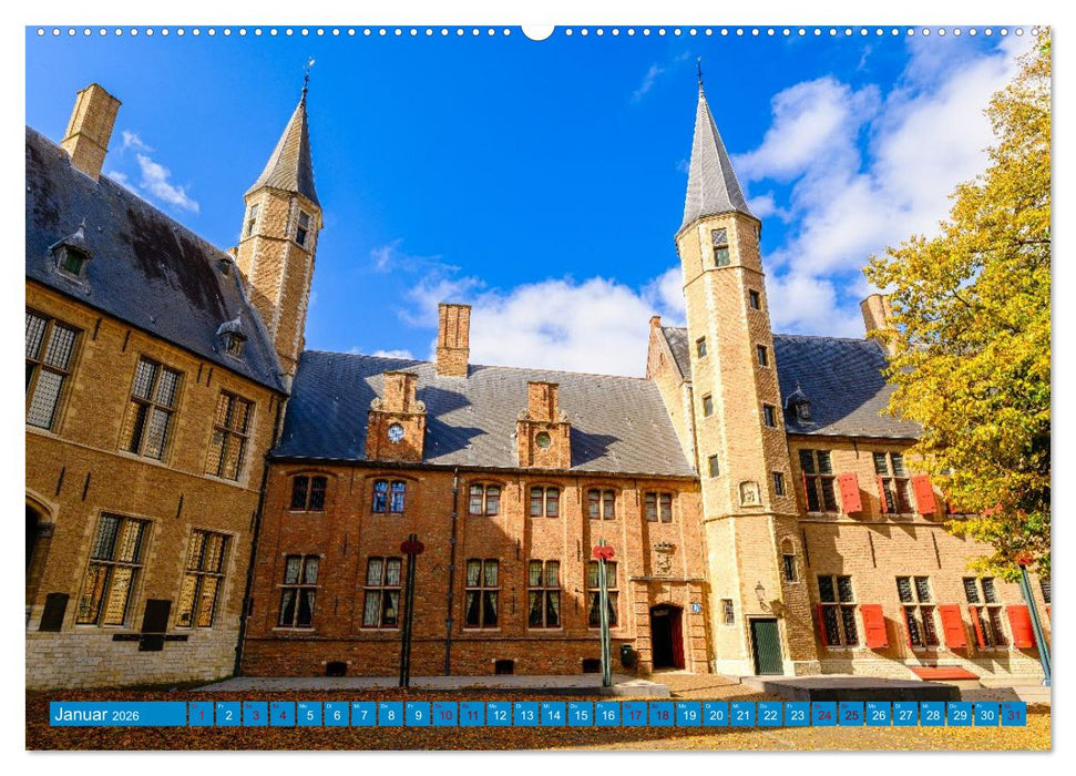 Ein Blick auf Middelburg in Zeeland (CALVENDO Premium Wandkalender 2026)