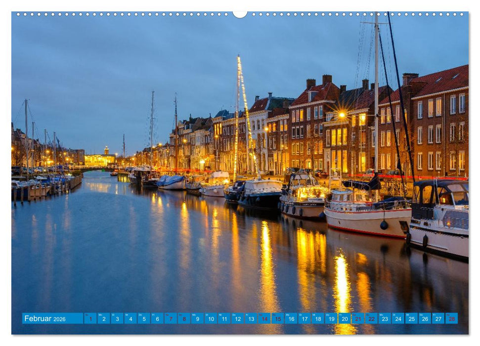 Ein Blick auf Middelburg in Zeeland (CALVENDO Premium Wandkalender 2026)