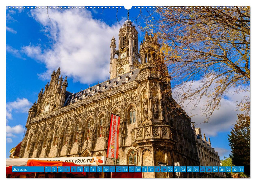 Ein Blick auf Middelburg in Zeeland (CALVENDO Premium Wandkalender 2026)