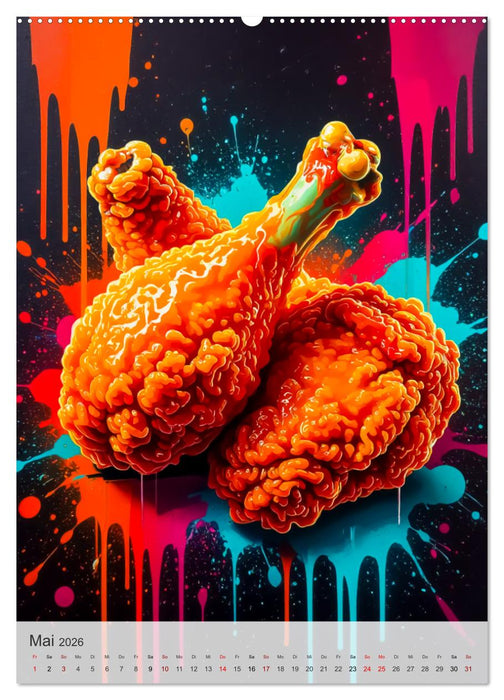 I Love Fast Food - Snack Attack! (CALVENDO Wandkalender 2026)