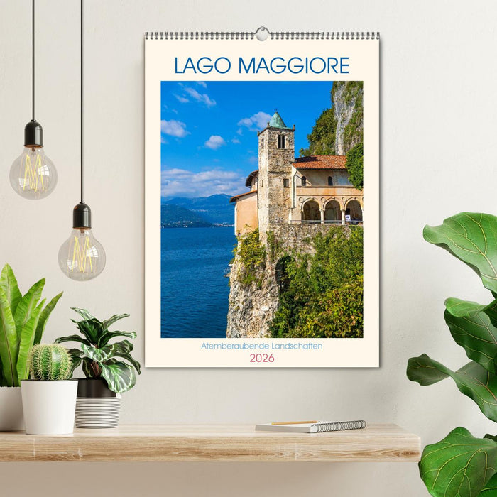 Lago Maggiore - Atemberaubende Landschaften (CALVENDO Wandkalender 2026)