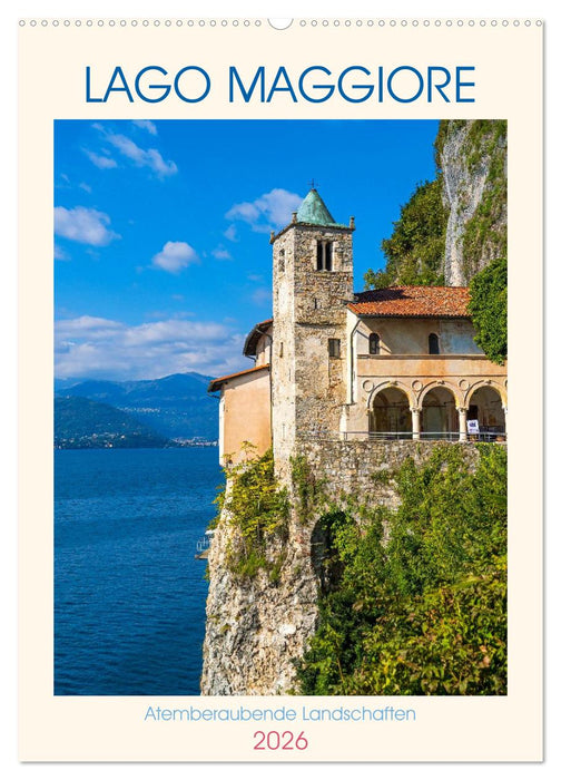 Lago Maggiore - Atemberaubende Landschaften (CALVENDO Wandkalender 2026)