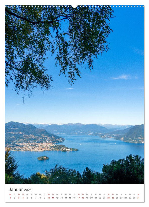 Lago Maggiore - Atemberaubende Landschaften (CALVENDO Wandkalender 2026)