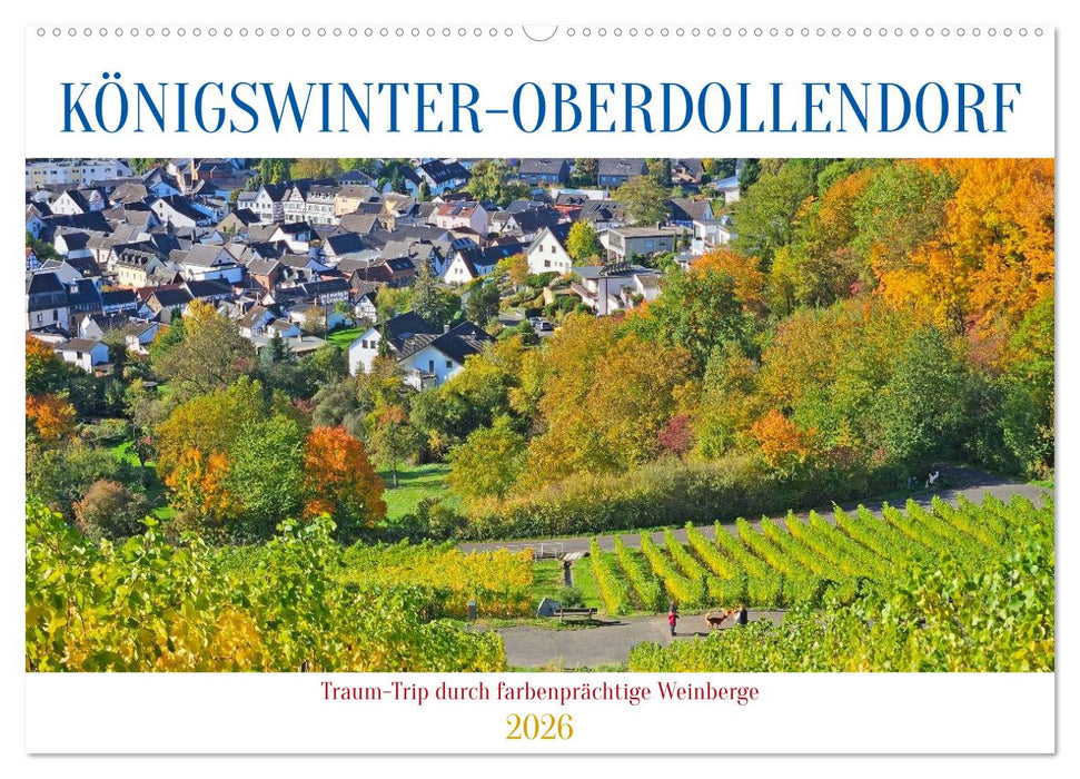Königswinter-Oberdollendorf – Traum-Trip durch farbenprächtige Weinberge (CALVENDO Wandkalender 2026)