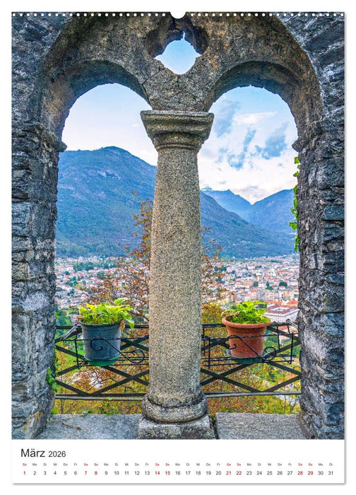 Lago Maggiore - Atemberaubende Landschaften (CALVENDO Premium Wandkalender 2026)