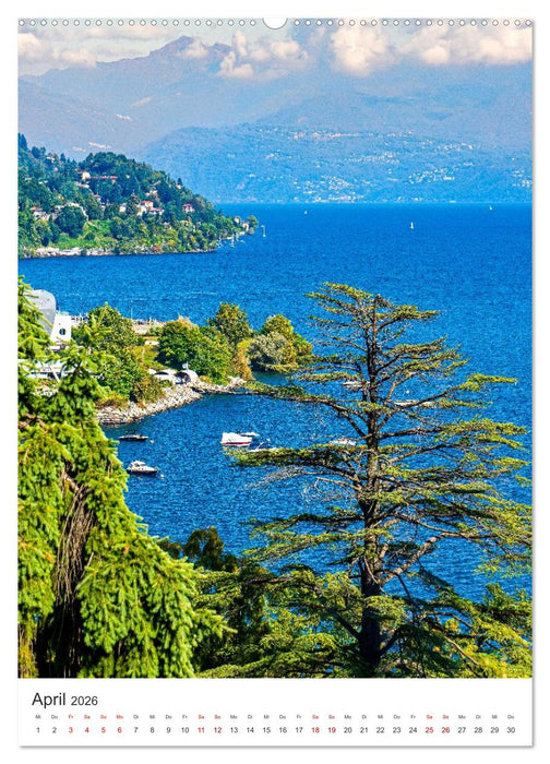 Lago Maggiore - Atemberaubende Landschaften (CALVENDO Premium Wandkalender 2026)