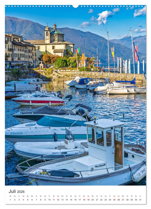 Lago Maggiore - Atemberaubende Landschaften (CALVENDO Premium Wandkalender 2026)