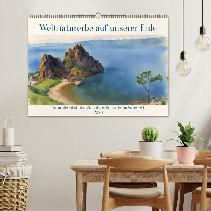 Weltnaturerbe unserer Erde (CALVENDO Wandkalender 2026)