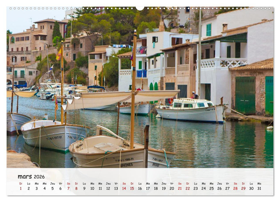 Majorque - Une île à couper le souffle en Méditerranée (CALVENDO Calendrier mensuel 2026)