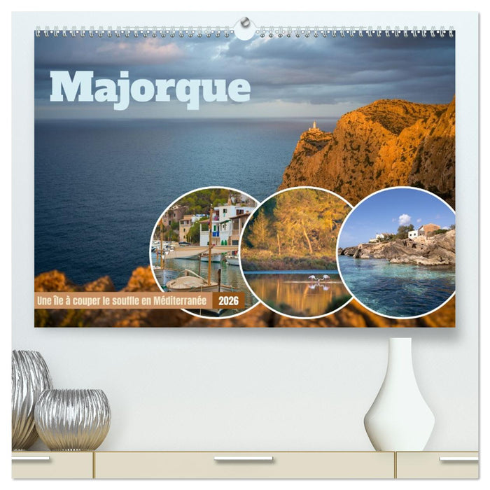 Majorque - Une île à couper le souffle en Méditerranée (CALVENDO Calendrier supérieur 2026)