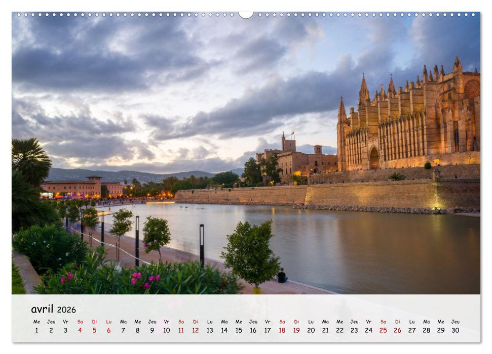 Majorque - Une île à couper le souffle en Méditerranée (CALVENDO Calendrier supérieur 2026)