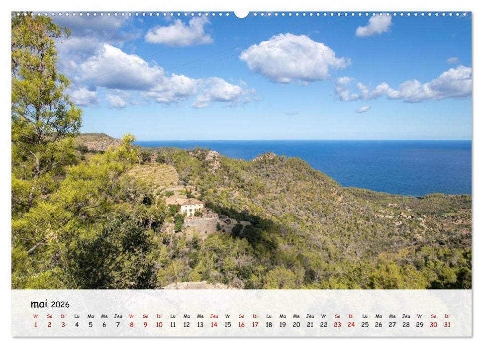 Majorque - Une île à couper le souffle en Méditerranée (CALVENDO Calendrier supérieur 2026)