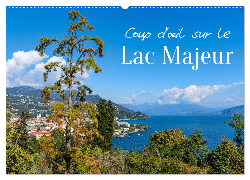 Coup d'œil sur le Lac Majeur (CALVENDO Calendrier mensuel 2026)