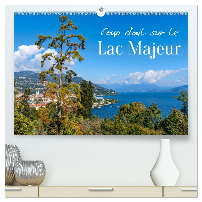 Coup d'œil sur le Lac Majeur (CALVENDO Calendrier supérieur 2026)