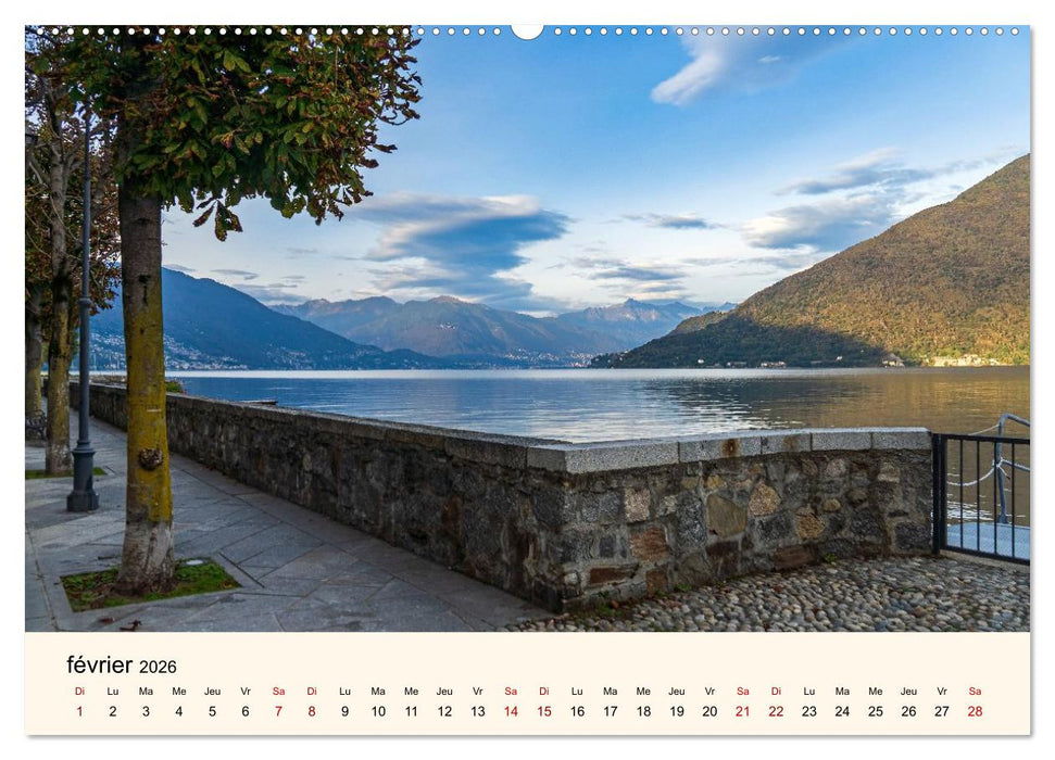 Coup d'œil sur le Lac Majeur (CALVENDO Calendrier supérieur 2026)