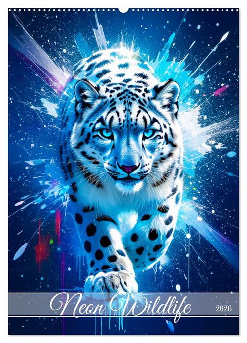 Neon Wildlife (CALVENDO Wandkalender 2026)